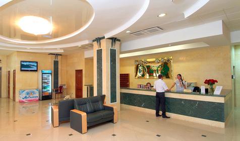 Ресепшн отеля Платан Южный, г. Краснодар