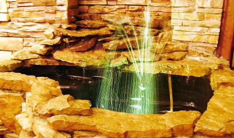 Фонтан ресторана отеля Старый город, г. Анапа