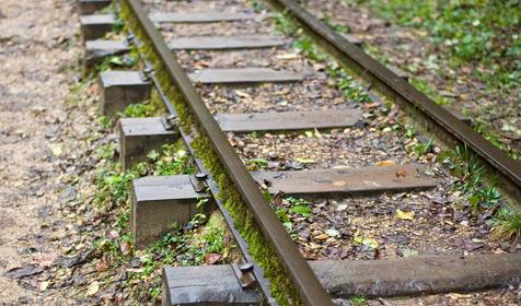 Железная дорога в Гуамском ущелье