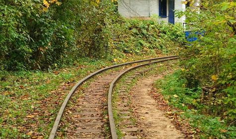 Железная дорога в Гуамском ущелье