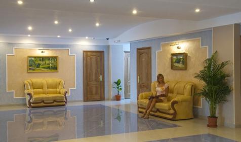 Ресепшн гостиницы Мирабель, г. Анапа