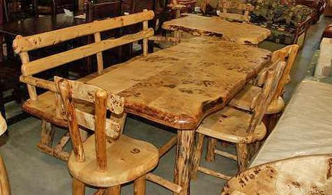 Мебель из массива капа