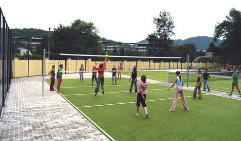 Спортплощадка, оздоровительный комплекс Им. А.И. Хальзева, Туапсинский район, п. Новомихайловский