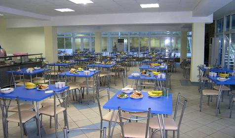 Столовая оздоровительного комплекса Им. А.И. Хальзева, Туапсинский район, п. Новомихайловский