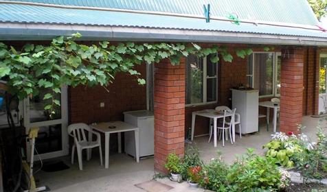 Фасад мини-гостиницы на ул. Шевченко 18, г. Горячий Ключ