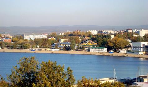 Вид из окна отеля Евразия (корпус 1), в сторону пляжа, г. Анапа