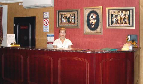 Ресепшн отеля Евразия, корпус 1, г. Анапа