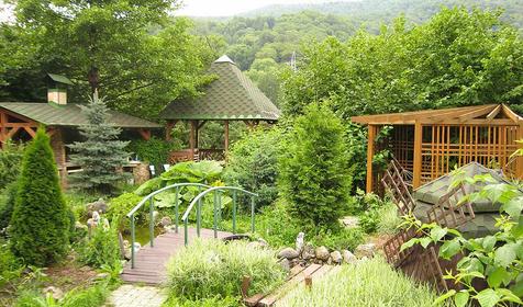 Территория отеля Вендербель, г. Сочи, Адлерский район, п. Красная Поляна