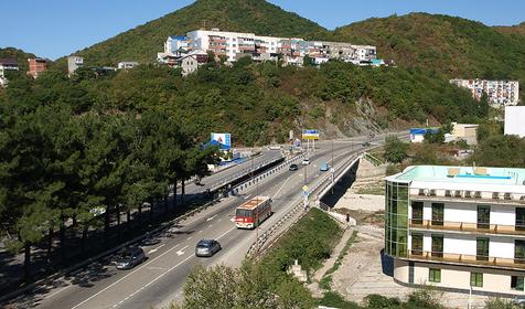 Вид из окна номера отеля PARADISE, Туапсинский район, с. Ольгинка