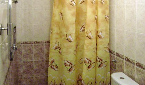 Санузел в одном из номеров отеля Посейдон, г. Анапа