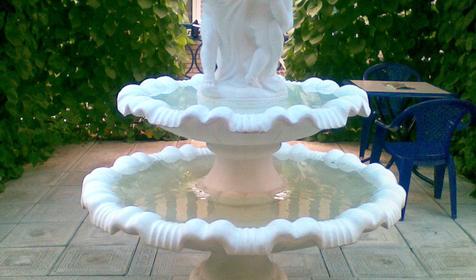 Фонтан во дворе гостиницы У Пани, г. Анапа, п. Витязево