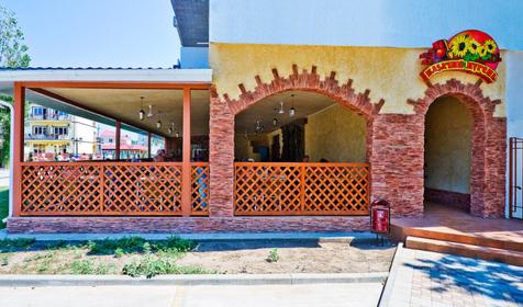 Кафе Казачий курень на территории пансионата Бригантина, г. Анапа