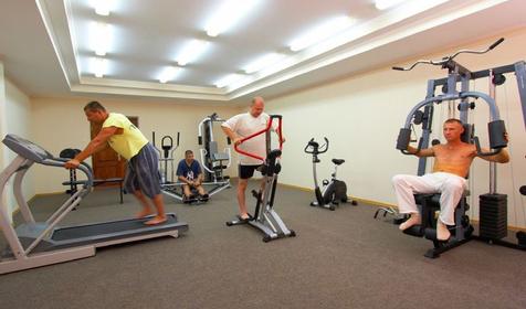 Тренажерный зал пансионата Бригантина, г. Анапа