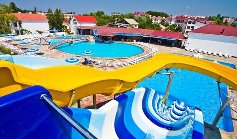 Миниаквапарк, пансионат Бригантина, г. Анапа