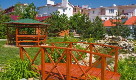 Территория пансионата Бригантина, г. Анапа