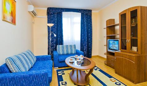 Гостиная в номере люкс, пансионат Бригантина, г. Анапа