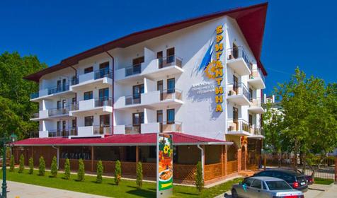 Центральный вход в один из корпусов пансионата Бригантина, г. Анапа