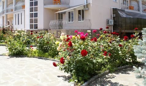 Двор гостиницы Аква-Солярис, г. Анапа