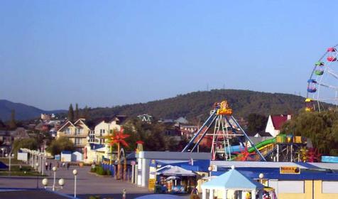 Развлечения на пляже поселка Архипо-Осиповка, г. Геленджик