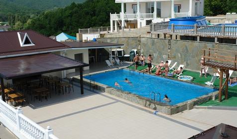 Открытый бассейн, гостиница Экватор, Туапсинский район, c. Лермонтово