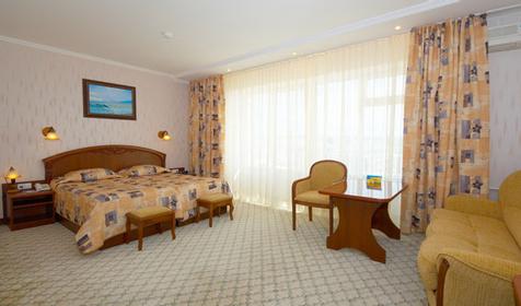 Двухместный номер студия высшей категории, пансионат с лечением Урал, г. Анапа