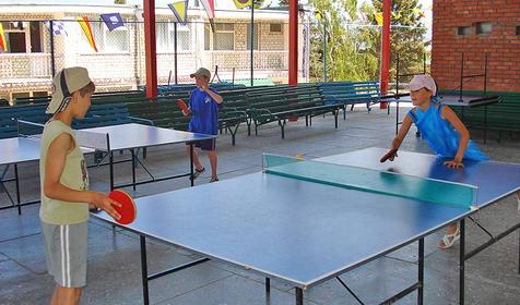 Настольный теннис на территории ДОЛ Экспресс, г. Геленджик, с. Кабардинка