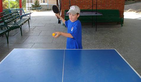 Настольный теннис на территории ДОЛ Экспресс, г. Геленджик, с. Кабардинка