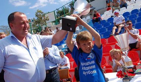 Награждение первенства ДОЛ Экспресс по футболу, г. Геленджик, с. Кабардинка