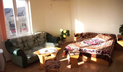 Полукруглый четырехместный номер. Частный дом Аэлита. Туапсинский район, Лермонтово