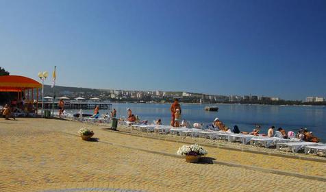 Пляж. Пансионат отдыха Кавказ, Геленджик