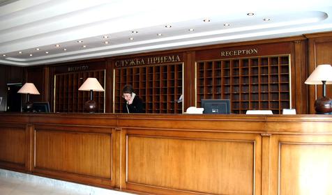 Ресепшен, корпус Ямал, курортный комплекс Молния Ямал (главный корпус "Молния"), Туапсинский район, п. Небуг