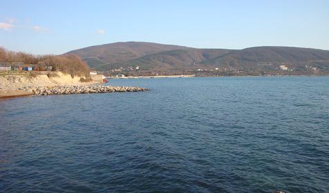 Пляж с. Кабардинка города-курорта Геленджик