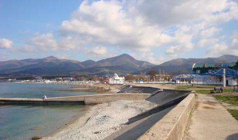 Пляж с. Кабардинка города-курорта Геленджик