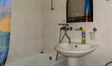 Санузел в номере гостевого дома Венера, г. Анапа