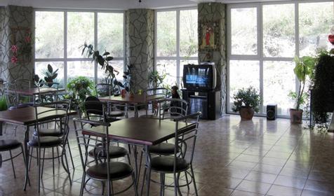 Столовая гостевого дома Бегущая по волнам, г. Сочи, Лазаревский район, п. Лоо