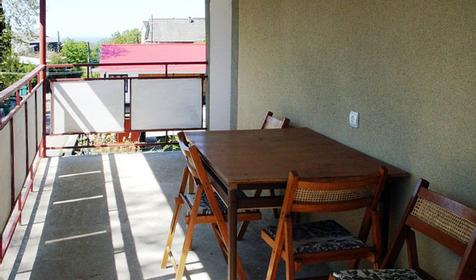 Общий балкон третьего этажа, частный дом Альмира, г. Сочи, Лазаревский район, п. Лоо