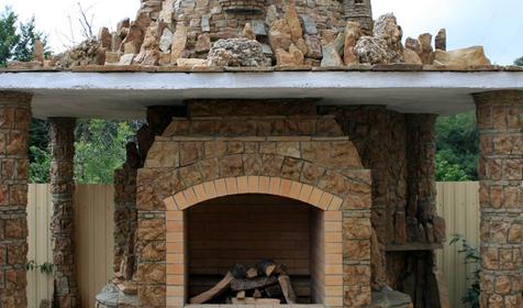 Мангал гостиницы Белая лебедь, г. Геленджик