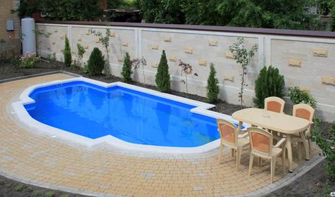 Бассейн гостиницы Белая лебедь, г. Геленджик