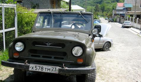 На этом Уазике можно подняться в горы, гостевой дом Два Федора, г. Сочи, Лазаревский район, п. Якорная щель