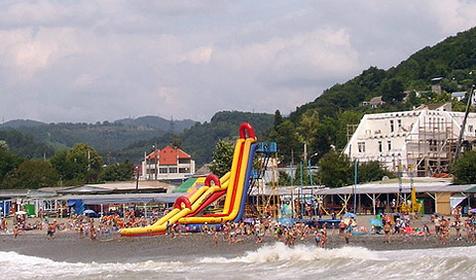 Пляж, г. Сочи, Лазаревский район, п. Лоо