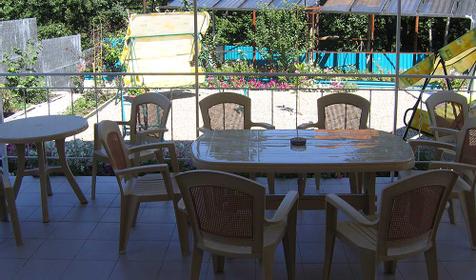 Веранда мини-гостиницы Морская Лилия, г. Туапсе