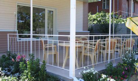 Веранда мини-гостиницы Морская Лилия, г. Туапсе