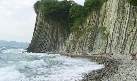 Пляж около Скалы Киселева, г. Туапсе
