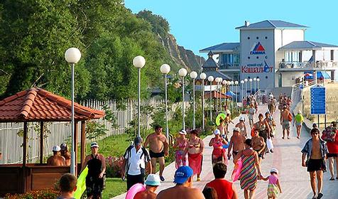 Набережная курортного комплекса Гамма, Туапсинский район, с. Ольгинка