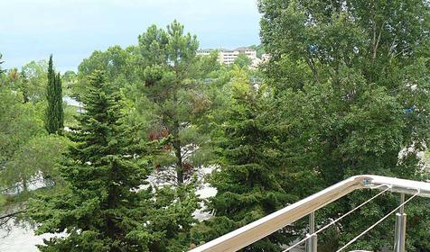 Вид с балкона номера гостевого дома Давид, г. Сочи, Адлер