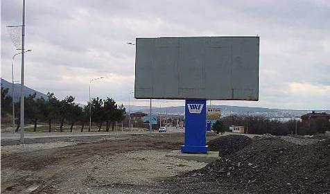 Щит 5а: выезд с Кольцевой на ул. Луначарского