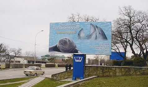 Щит 11а: ул. Луначарского возле Дельфинария