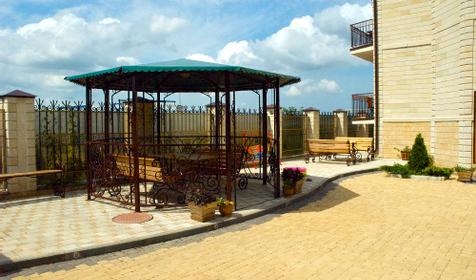 Зона отдыха на территории, гостевой дом Александрия, г. Анапа, п. Витязево