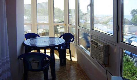 Балкон в номере, мини-гостиница Эдем, Туапсинский район, с. Лермонтово