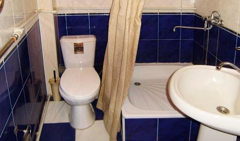 Санузел двухкомнатного номера гостевого дома Диана, г. Анапа